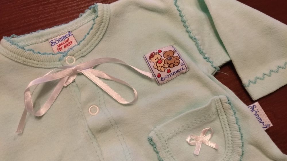 Komplet niemowlęcy dziewczęcy body dres roz 68 62