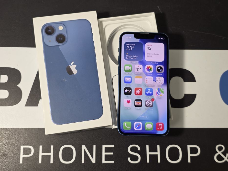 Sklep ladny Apple Iphone 13 Mini 128gb blue nowa bateria