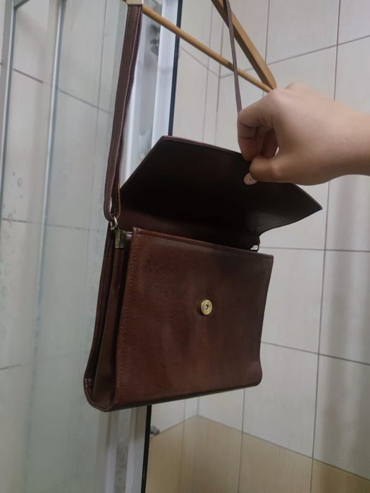 Skórzana ekologicznie torebka torba dla kobiet eko produkcji, licowana