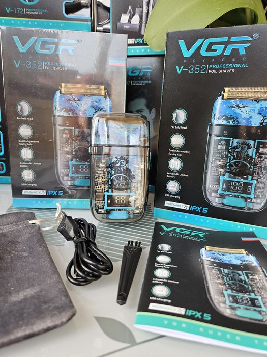 Електробритва шейвер Vgr 352 для сухого та вологого гоління
