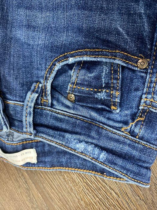 Jeans Skinny Stradivarius Efeito Desgastado