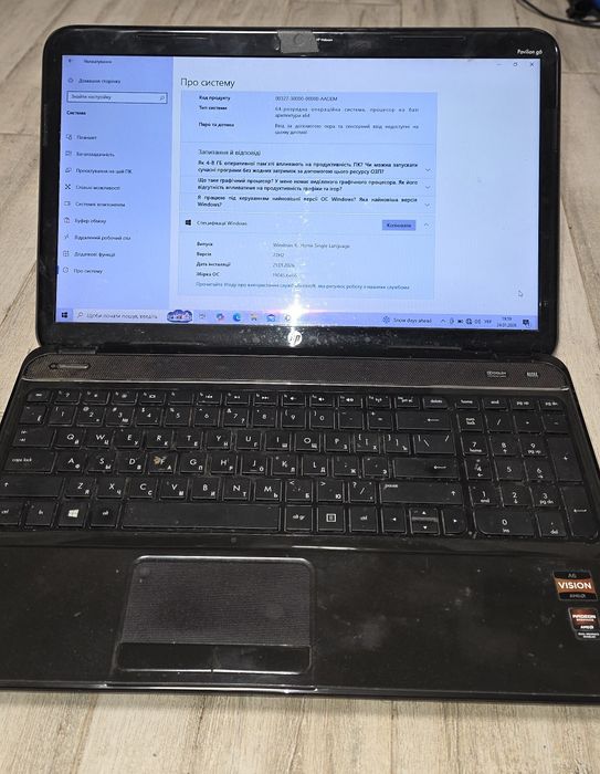 Ноутбук HP j-6. Бу