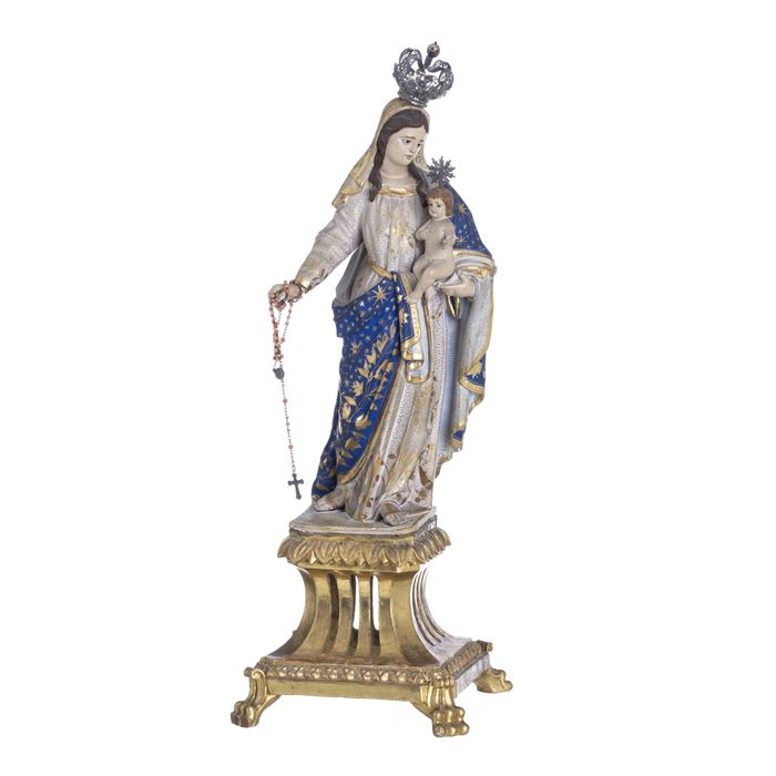 Arte Sacra - Nossa Senhora com o menino Jesus - Século XVIII