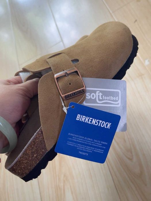 Birkenstock Boston brązowe r.38