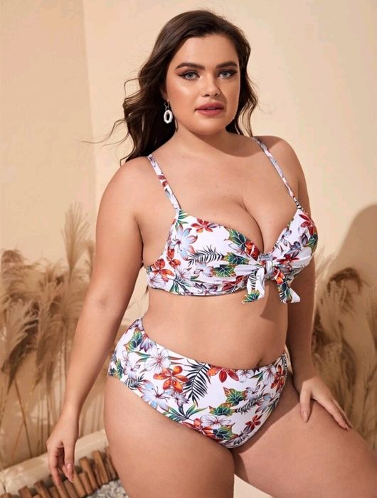 Cueca bikini flores 3XL NOVA