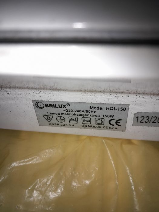 Lampa brilux metalhalogen.150w