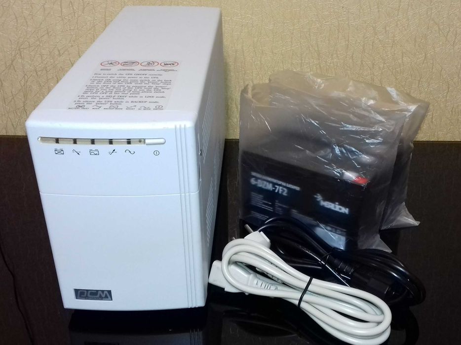Джерело безперебійного живлення POWERCOM KIN-1000AP з новими АКБ