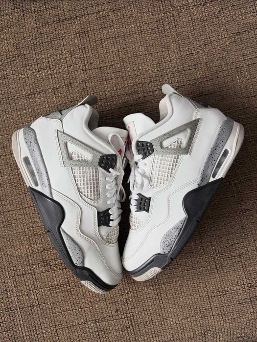 Кросівки Nike Air Jordan 4 Retro White Cement