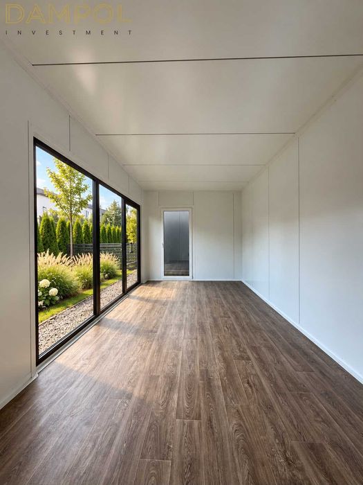 Piękny gotowy pawilon kontener 6x3 600x300 handlowy biurowy leasing - Widok 5
