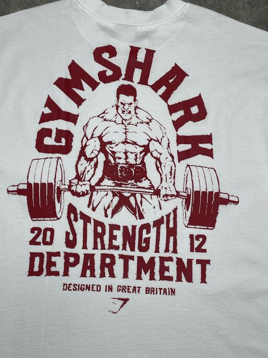 Футболка gymshark джимшарк біла oversize оригінал m оверсайз щільна