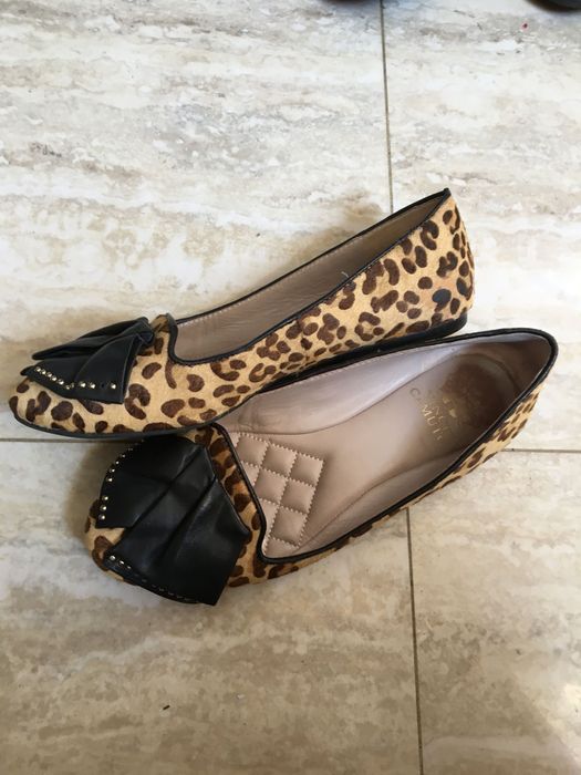 Vince Camuto, 36, 23 cm, panterka,skóra naturalna
