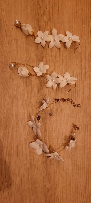 Biżuteria kolczyki i bransoletka