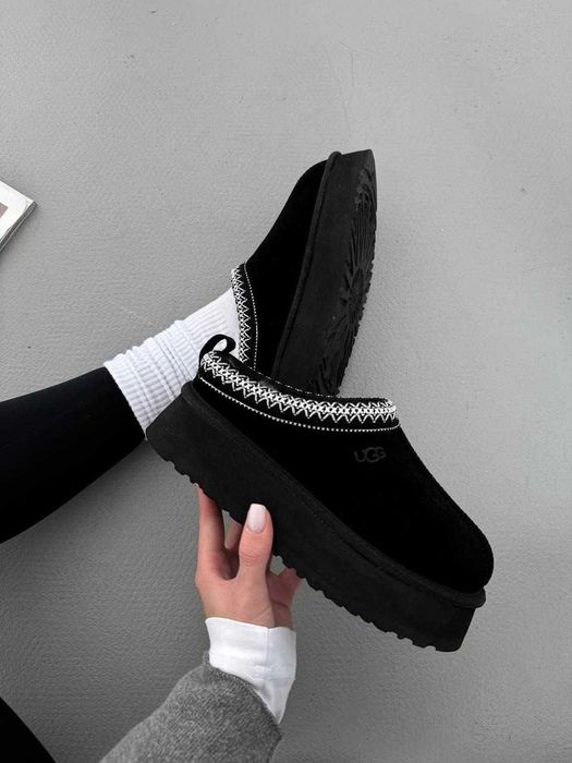 Угги/Угг/Уггі/Уги/Угі/UGG Australia Tasman Platform Black/Tazz Slipper