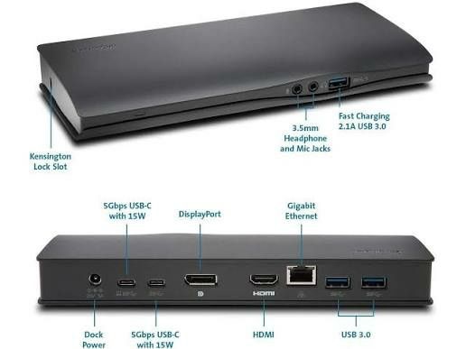 Докстанція Kensington SD4600P USB-C