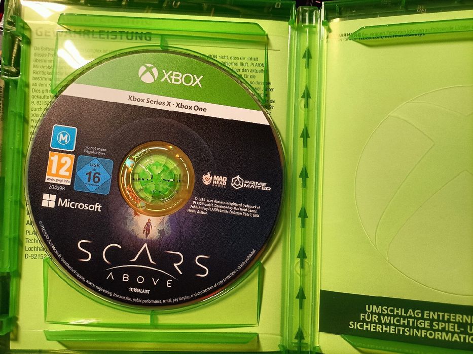 Scars above /xbox one, series X/