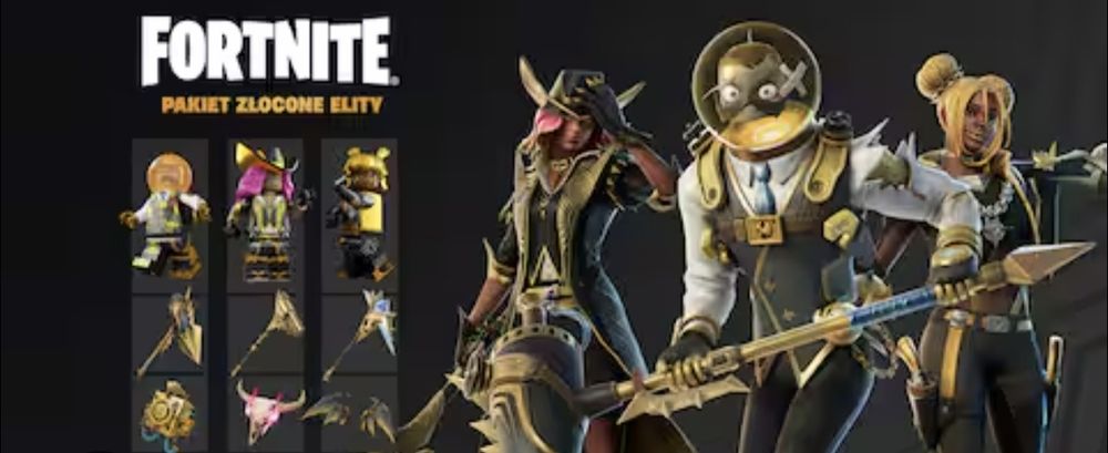 Pakiet fortnite złocone elity