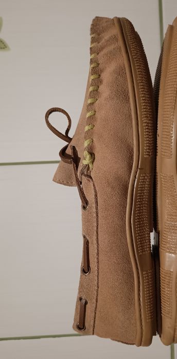 Oleg Cassini Męskie mokasyny skórzane z wełną, 100% Skóra, Roz 43/43,5