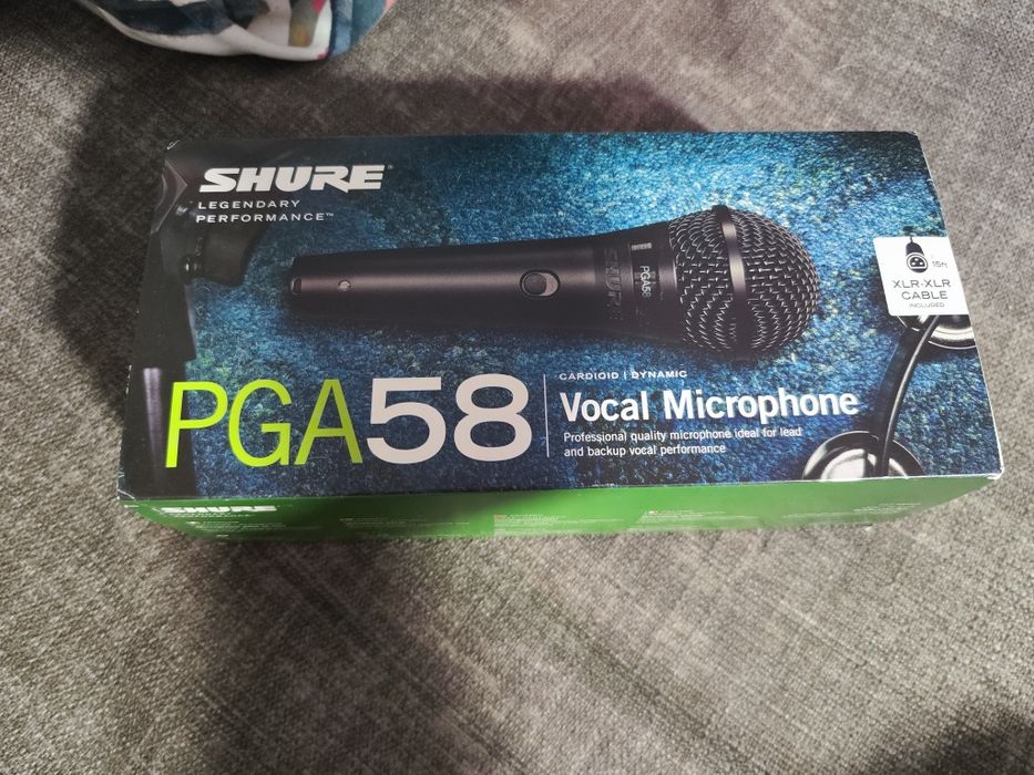 Shure PGA58-XLR – Microfone Vocal Profissional – Como Novo