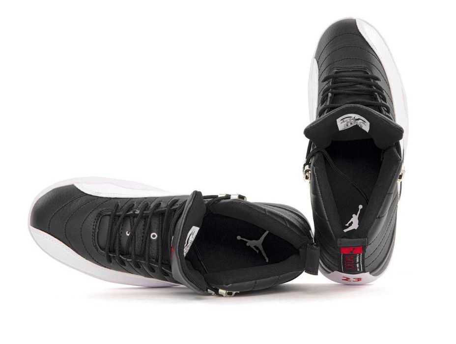 Мужские кроссовки Nike Air Jordan 12 Retro "Black/White" 41-45