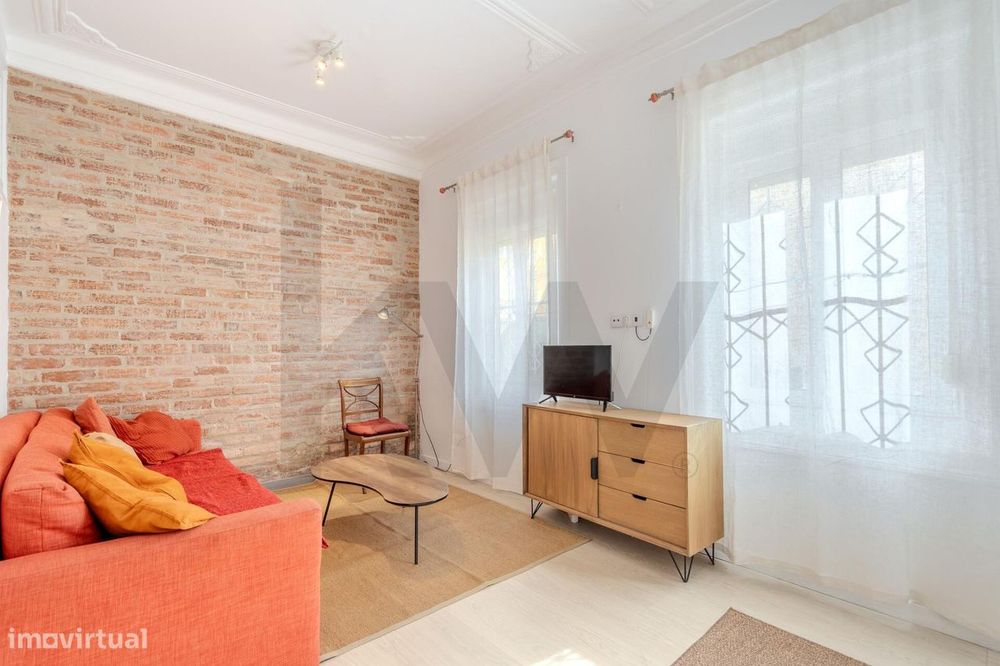 Apartamento T1 mobilado e equipado em Belém – Charme e conforto junto