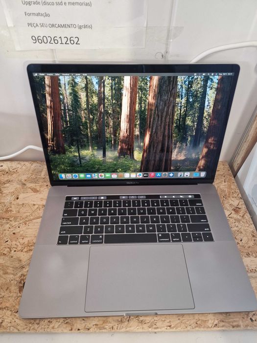 MacBook Pro TOUCH BAR 15 pol 2018 16gb ram