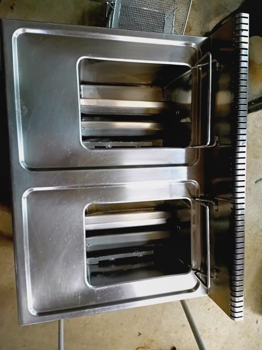 Fritadeira a gás dupla 10 litros