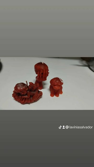 Velas decorativas e artesanato