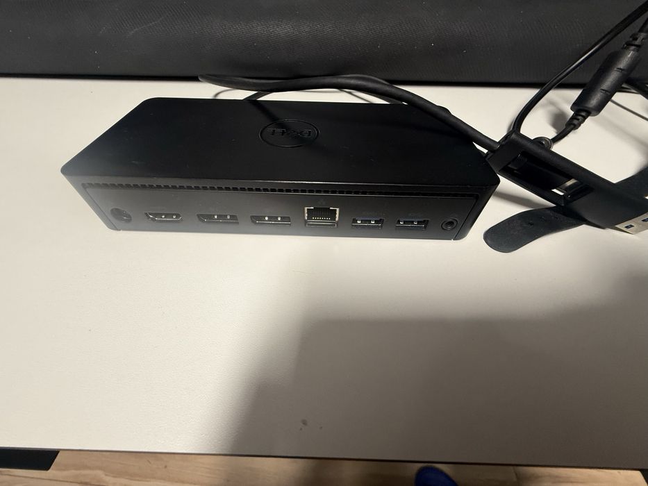 Stacja dokująca DELL D6000 + zasilacz 130W| USB-C / USB-A | 3 monitory