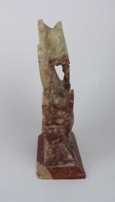Estatueta esculpida Ganesha - pedra sabão