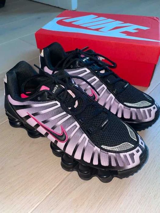 nowy nike shox tl  Playful Pink Black r.38
