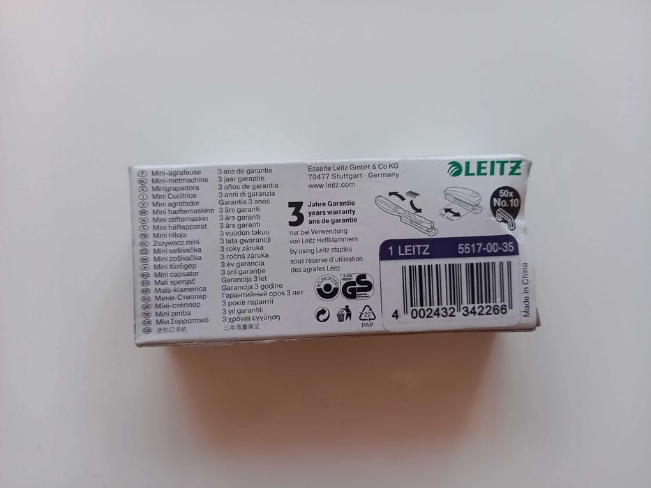 Nowy zszywacz Leitz 5517 - zestaw 2 sztuki