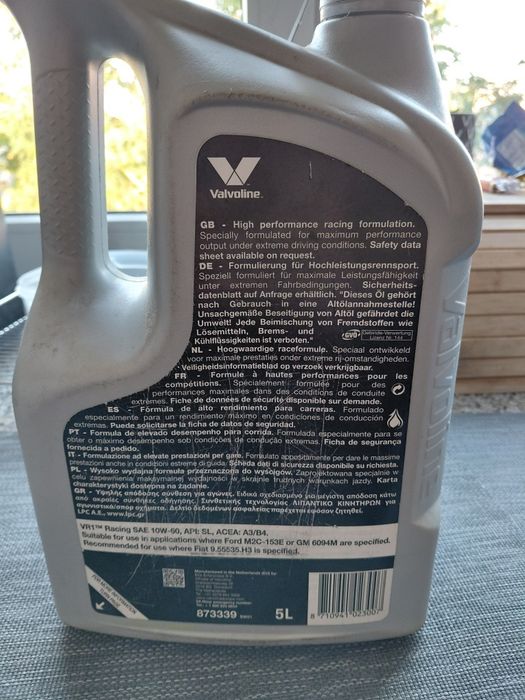 Valvoline VR1 10w60