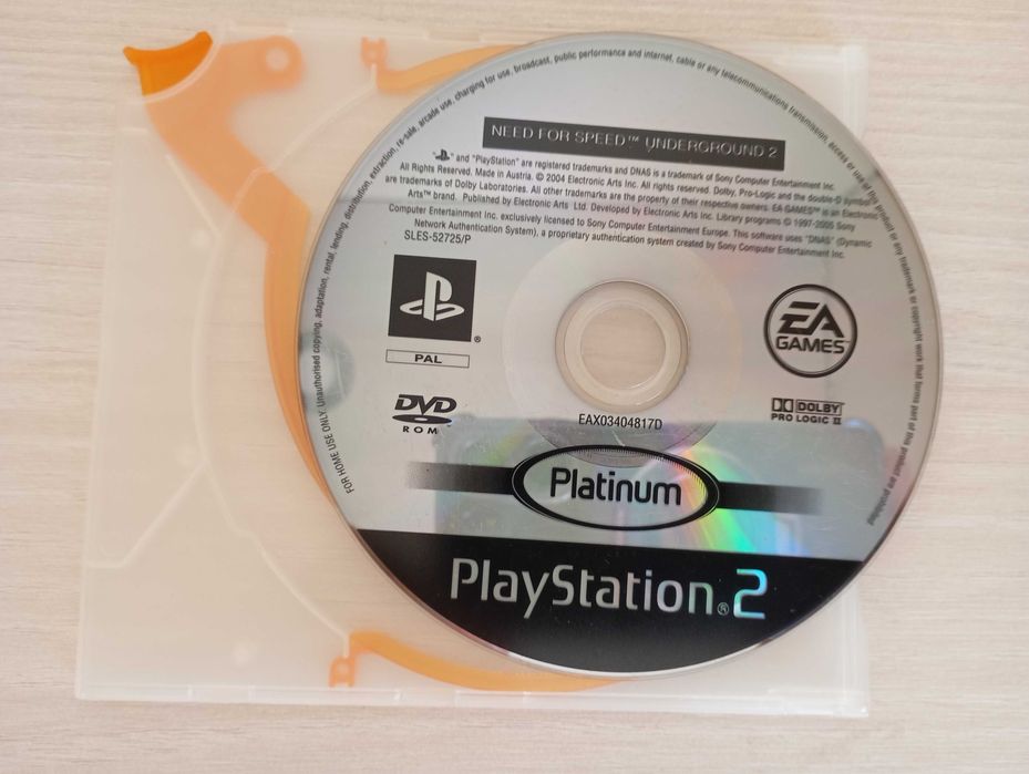 PlayStation 2 - Need for Speed: Underground 2