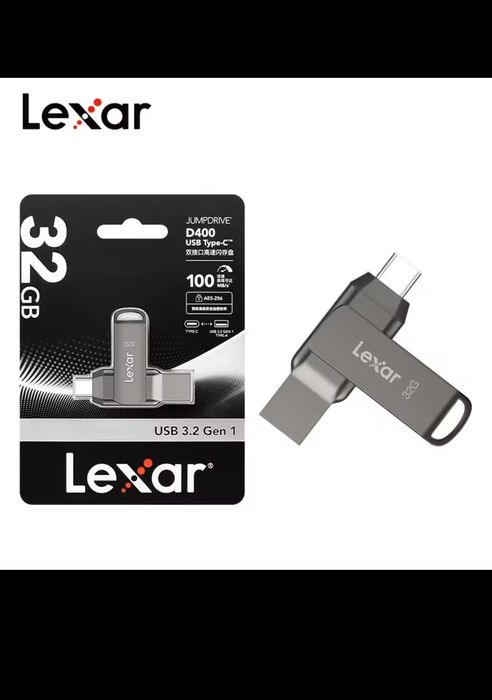 Lexar jumpdrive D400 type-c usb3.2 USB флешка 128 gb  накопитель usb