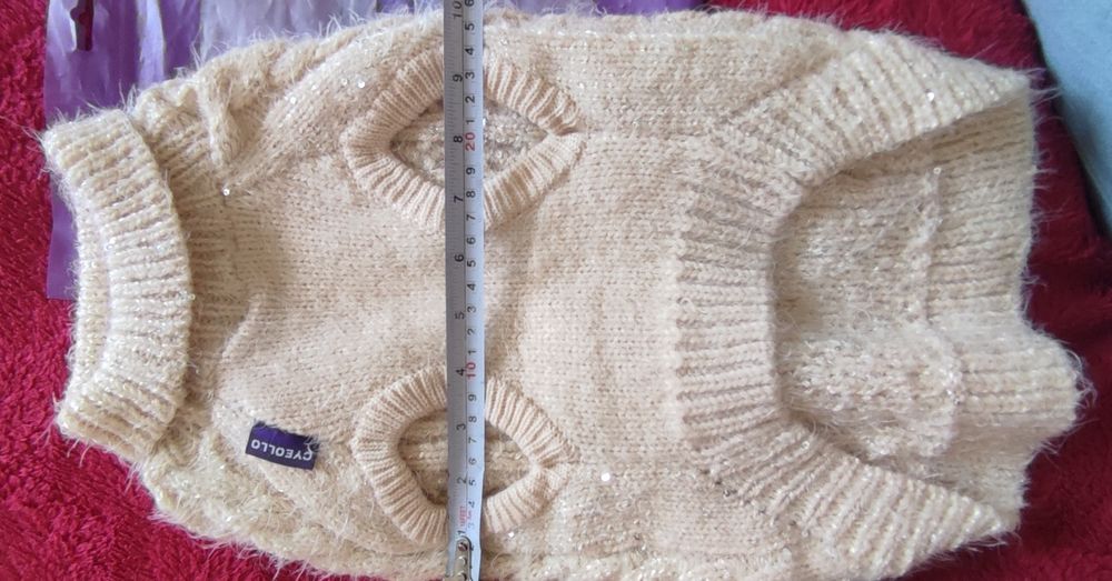 Светр CYEOLLO DOG, пуловер, в'язаний, водолазка,