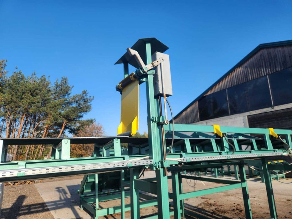 Linia do sortowania drewna okrągłego sprawna