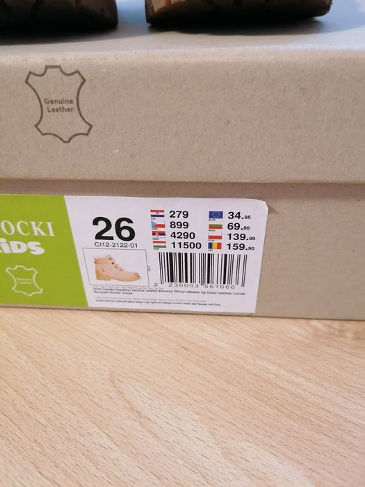 Buty zimowe dla dziewczynki rozm 26