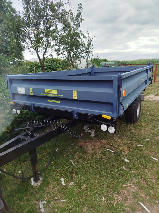 Przyczepa jednoosiowa 4dmc zarejestrowana dwukołowka kiper wywrotka c330 c360