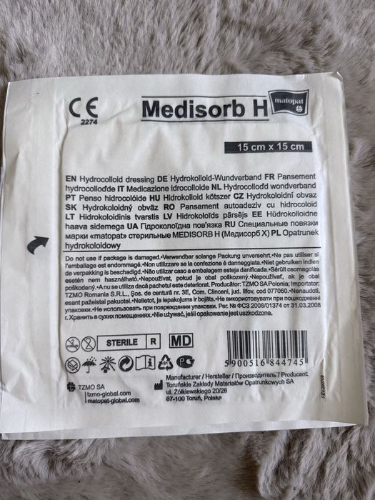 Opatrunek hydrokoloidowy