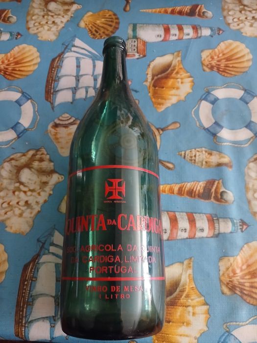 Garrafa  vidro da Quinta da cardiga