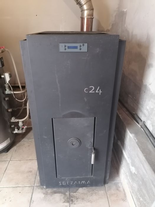 Caldeira de aquecimento central Solzaima 24kw - pellets