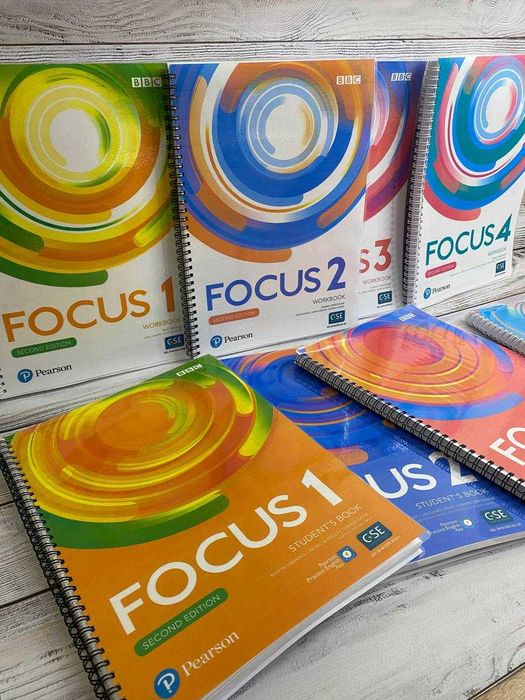 Focus 1, 2, 3,4,5 2nd edition SB+WB+WORDSTORE