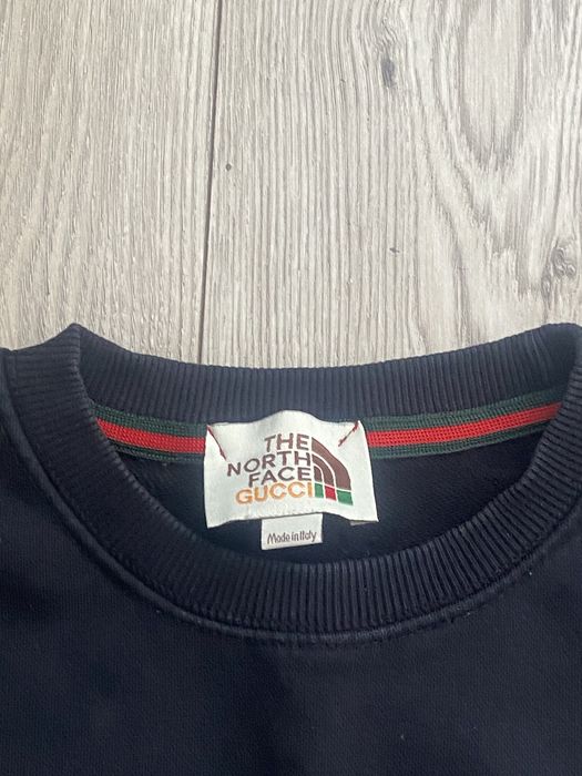 Bluza the north face x gucci
