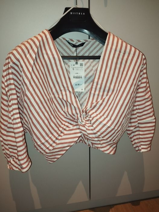 Bluzka Zara 38 Len