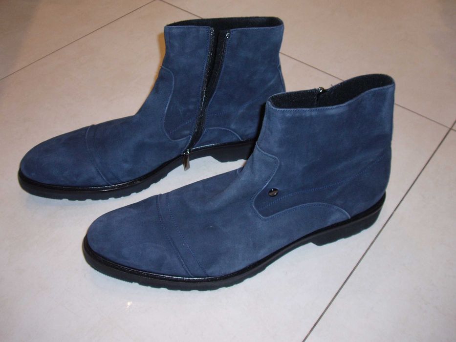 APIA nowe męskie zamszowe włoskie sztyblety r. 46