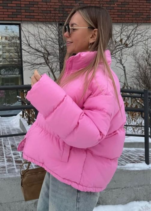 Жіноча весняна стьобана куртка пуховик