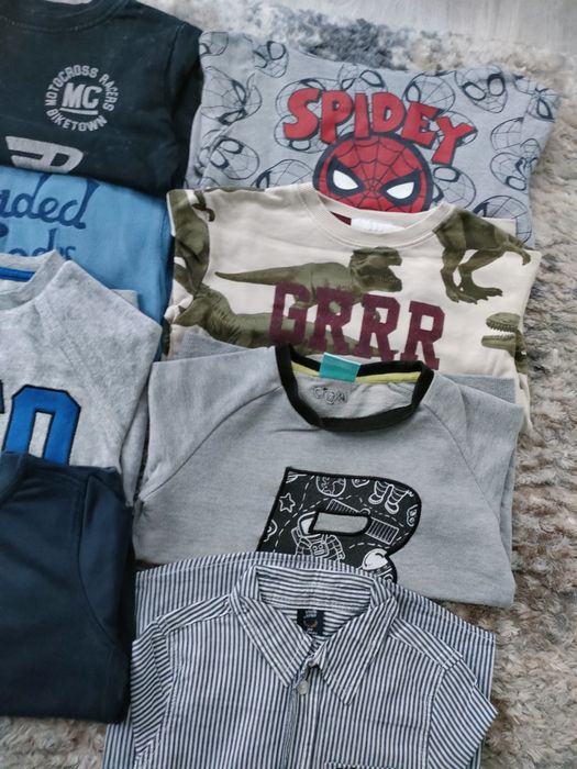 Bluzy dresowe 7szt. Gratis koszula