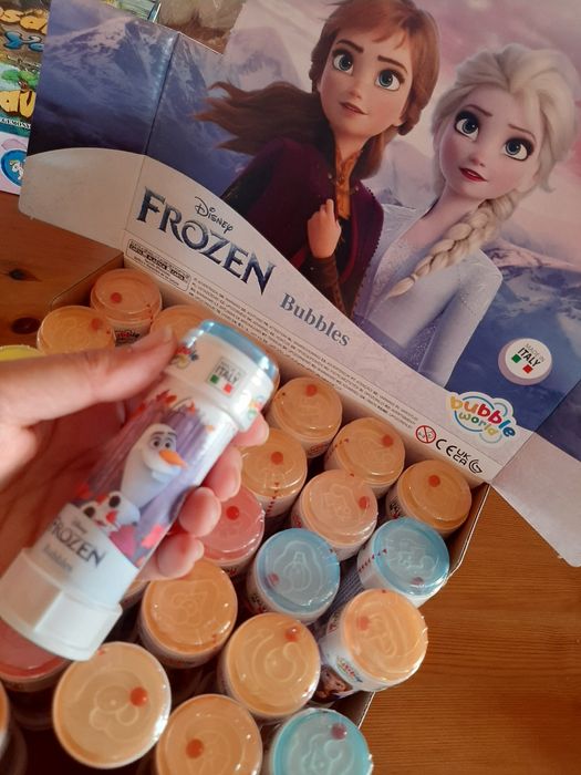 Tubo Bolinhas de Sabão Frozen - Novos