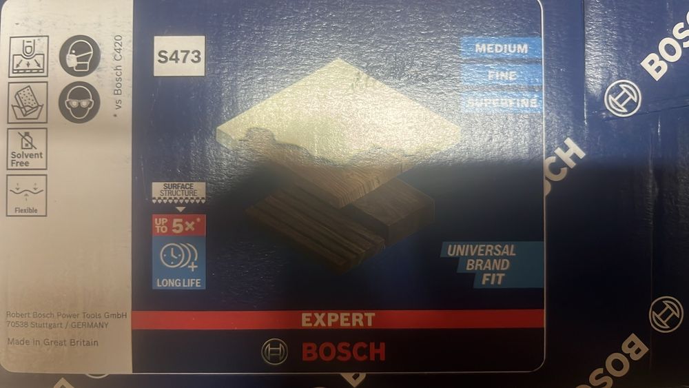 Шлифовальные губки Bosch Expert S473 Standard 98x120x13 мм