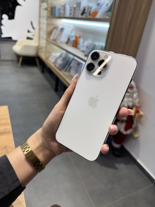 Used iPhone 13 Pro Max 128gb Silver No Face id